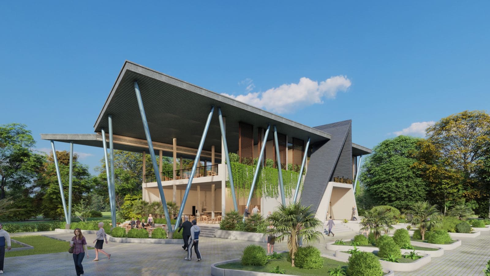 Nhà điều hành trung tâm hỏa táng