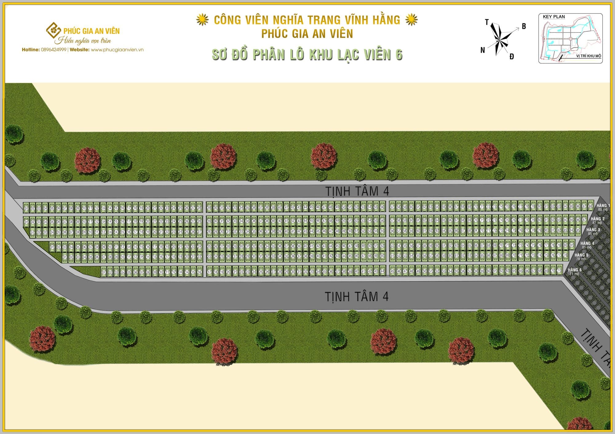 Sơ đồ Khu Lạc Viên 6