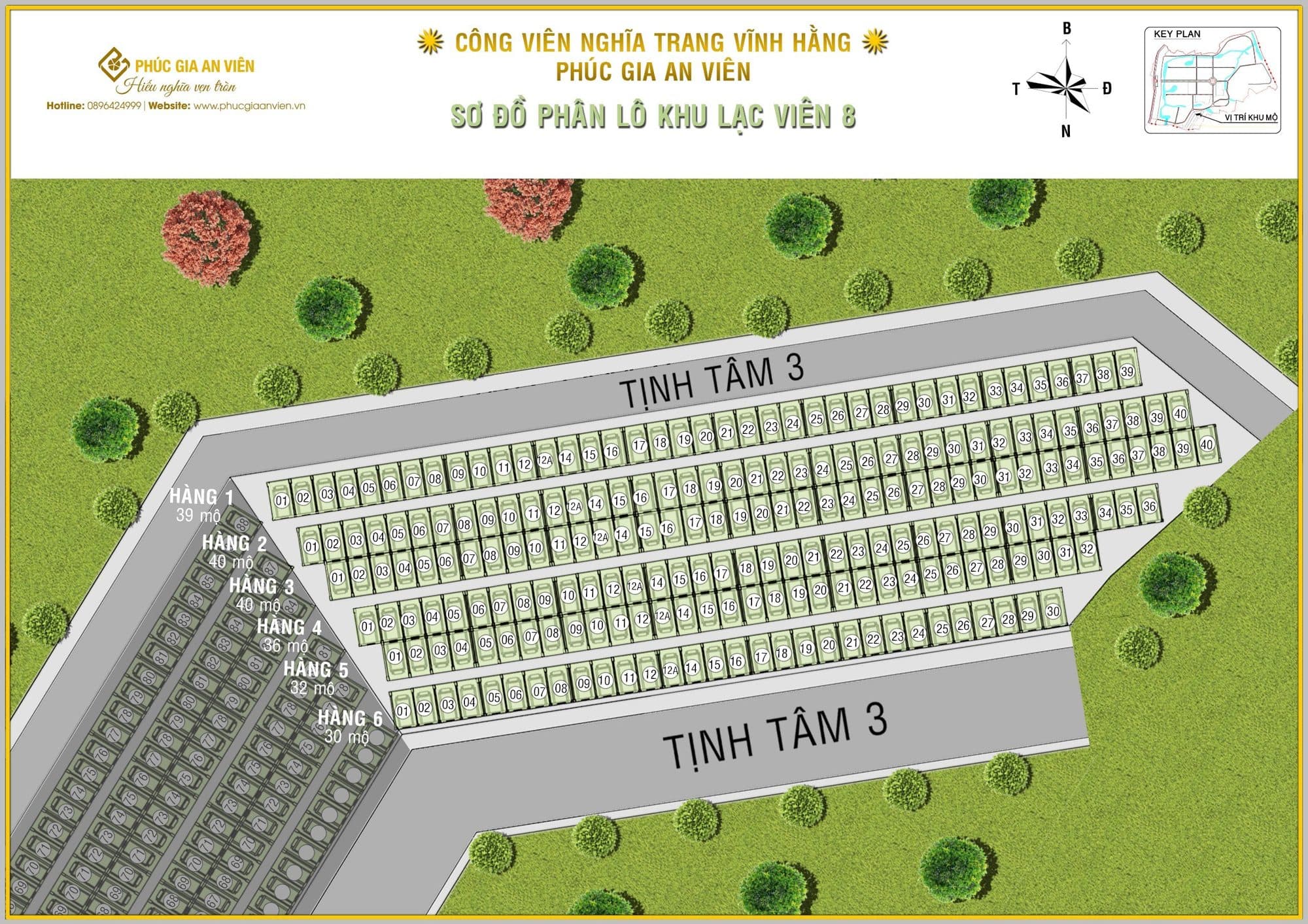 Sơ đồ Khu Lạc Viên 8